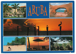 VF Used Postcard 1994 Aruba A view selection of the Island. From Aruba t... - £2.37 GBP