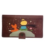 Handcrafted Leather Wallet - &quot;Little Prince and Fox&quot; Design, Cute gift f... - £58.72 GBP