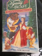 Walt Disney Beauty And The Beast The Enchanted Christmas Vhs 11529 - £23.49 GBP