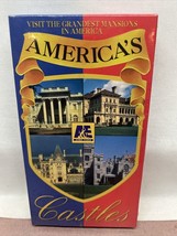 America&#39;s Castles VHS Videocassette 1994 A&amp;E Hearst Marble House Breakers New - £1.86 GBP