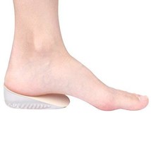 Heel Lift Inserts - 1.4 Inches Height Increase Insoles, Achilles Tendon Cushion  - £11.79 GBP