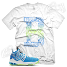 &quot;B BLESSED&quot; Sneaker T Shirt for Lebron 17 GS Photo Blue Sprite Promise All Star - £21.70 GBP