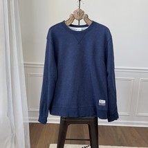 Champion Men&#39;s Authentic Originals Blue Sueded Fleece Crew Sweatshirt - $308.01 MXN