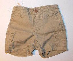 Gymboree Baby Infant Boys Khaki Cargo Shorts Size 3-6 Months NWT - $11.29