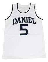 Pete Maravich #5 Daniel High School New Men Basketball Jersey White Any Size image 1