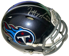 Jeffery Simmons signed Tennessee Titans NFL Speed Mini Helmet #98 JSA Wintessed - £121.93 GBP