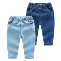 2-Pack Unisex Toddler  Jeans, Elastic Waistband( 6-8 years, W26in L28.in) - $24.99