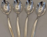 Lot 4 1847 Rogers Brothers Leilani Silverplate 1961 Teaspoons 6&quot; MCM - £11.94 GBP