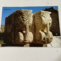 VTG Holy Land Capharnaum Ancient Synagogue Partial4x5.75 Postcard Unpost... - $3.96