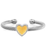 Twist Golden Heart Bracelet Urn - $29.95