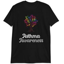 Asthmatic Fighter T-Shirt, Asthma Awareness T-Shirt Dark Heather - £15.57 GBP+