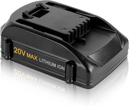 3.0Ah 20 Volt WA3575 WA3525 Battery Replacement for Worx 20V Battery Compatible - £25.09 GBP