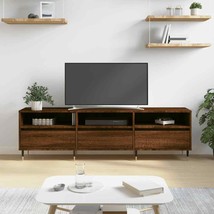 Modern Wooden Large Wide TV Stand Cabinet Entertainment Unit With 6 Compartments - £81.76 GBP+