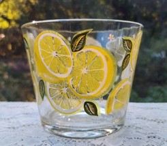 Rare Culver Glass Citrus Bowl Lemons and Blossoms Design HAS A CHIP Free... - £36.54 GBP