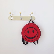 Cute Smiling Face Backpack Women Cartoon Printed Backpacks Children Nylon Travel - £28.87 GBP