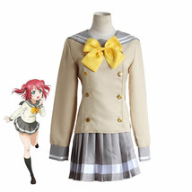 Love live! sunshine Aq ours Salior outfit School Uniform Costume Cosplay - £35.16 GBP