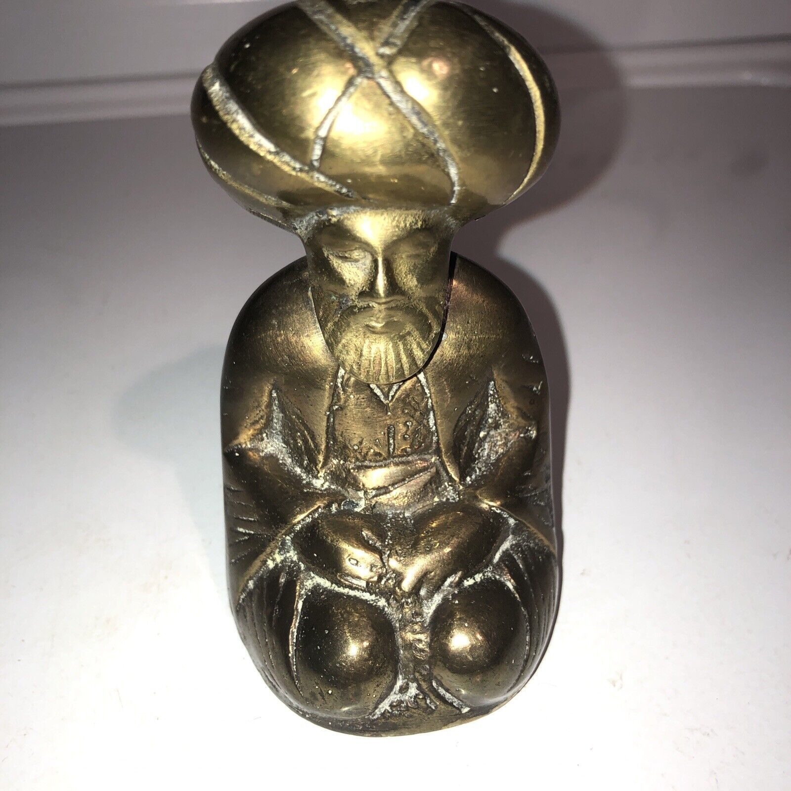⭐️ Brass Man Turban Praying Book PEN Vintage Base 60s A5 - $9.46