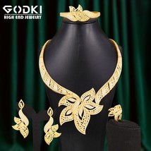 Luxury Starfish African Jewelry Sets For Women Wedding Cubic Zirconia Dubai Brid - £201.49 GBP