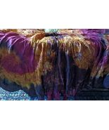 MULTICOLOR TRIBAL BELLYDANCE ATS AMAZING TYEDYED EARTHY GYPSY SKIRT 25 Y... - $2,352.22 MXN