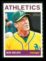 2013 Topps Heritage Baseball Card #232 Bob Melvin Oakland Athletics Manager - £6.57 GBP