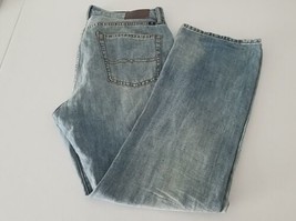 Lucky Brand Jeans Size 34X32(Actual 36x32) 181 Relaxed Straight Leg Light Wash. - £15.96 GBP