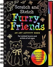 Scratch and Sketch Furry Friends: An Art Activity Book for Animal Lovers and Art - £10.21 GBP