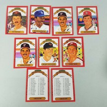 Donruss Baseball Cards Diamond Kings Lot of 7 With 2 Checklists 1989  - £6.32 GBP