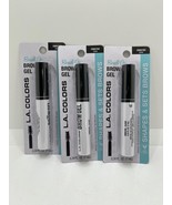 3 PACK L.A. COLORS Brow Gel Clear #CBBG765, 0.24 fl oz - $16.73 CAD