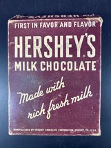 Hershey’s Milk Chocolate Candy (24) Bar Empty Box No. 105 Vintage 1940s - £31.20 GBP