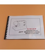 Singer 2277 Owners Instruction Manual 72 Pages With Clear Protective Covers - £14.21 GBP