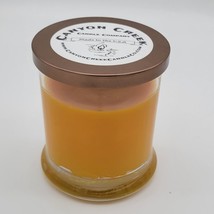 NEW Canyon Creek Candle Company 8oz Status jar ORANGE BLOSSOMS scented Handmade - £15.62 GBP