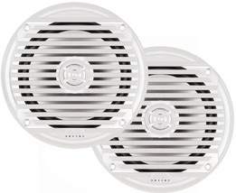 Jensen MS6007WR 6.5&quot; Waterproof Coaxial Speaker, White, 60 Watts Maximum Power - £41.74 GBP