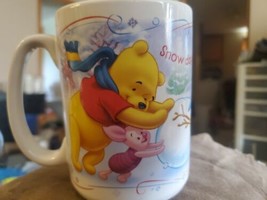 DISNEY Winnie the Pooh Coffee Cup Mug  Snow Day Time for Play Tigger Eeyore - £11.03 GBP