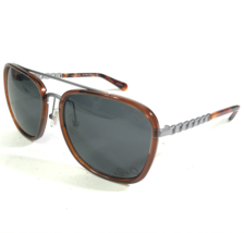 Coach Sunglasses HC 7089 L1023 900487 Sanded Shiny Gunmetal Square Black... - £81.13 GBP