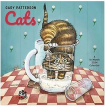 Gary Patterson Cats 2024 Wall Calendar 12 X 24 Open - £18.83 GBP