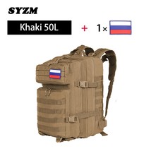 SYZM 30L/50L Waterproof Nylon Backpack  Military Rucksacks Tactical Backpack Out - £95.71 GBP
