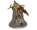 Beautiful Gold Plastic Holiday Hanging Bell With Mistletoe—(NEW)—SHIPS I... - $12.75
