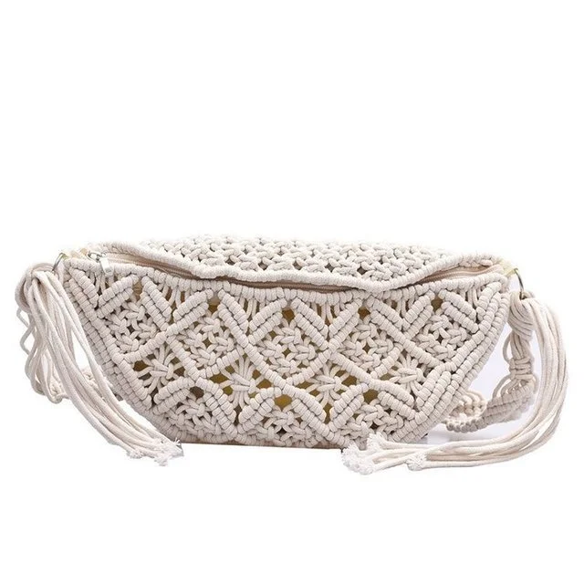 Female Summer Beach e id Bohemian Fanny Pack Fashion Beach Crochet Gypsy   Ethni - $52.67