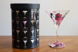 Lolita Love My Martini Shopaholic Glass 10oz Hand Painted Purse Heels Bag w/ Box - £8.65 GBP