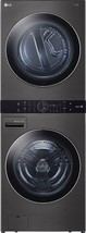 LG WKEX200HBA 4.5 Cu.Smart Front-Load Washer & 7.4 Cu. Electric Dryer WashTower - $1,633.50