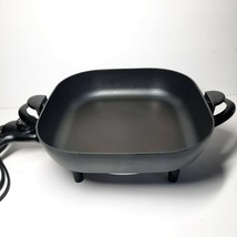 Rival 11” Nonstick Coated Square Electric Skillet Black fully immersible - $49.99