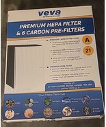 Veva Advanced Filters Premium True Hepa &amp; 6 Filter Pre-Filter Type A Siz... - €13,69 EUR