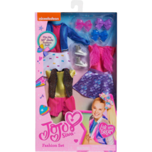 JoJo Siwa Multipack 3 Outfits Fits 10&quot; Fashion Dolls Clothes Shoes Hair Bows New - £14.87 GBP