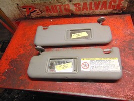 09 08 07 06 03 05 04 Toyota 4runner oem right &amp; left sunvisor sun visor set pair - £46.97 GBP