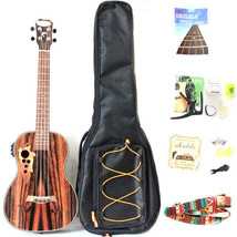 30 Inch All Blackwood Baritone Acoustic Electric Ukulele With Truss Rod ... - $125.99