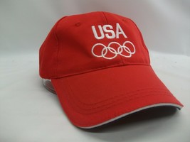 Team USA Olympics Hat Red Hook Loop Baseball Cap - £15.72 GBP