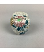 Antique Japanese Kyoto Ceramic Floral Lidded Jar - 4” - €14,06 EUR