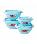 Pioneer Woman ~ Eight (8) Piece ~ Food Storage Bowl Set ~ Sweet Rose - $694.30 MXN