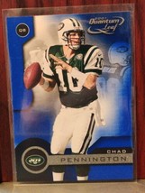2001 Quantum Leaf Football Card #128 Chad Pennington  New York Jets - £0.77 GBP