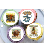 Brain Meme Funny Rot Characters Edible Image Twelve 2&quot; Cupcake Wafer Top... - €13,84 EUR